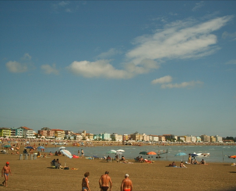 pláž v Caorle